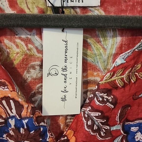 Beautiful the fox and the Mermaid Kaftan NWT - Picture 4 of 6